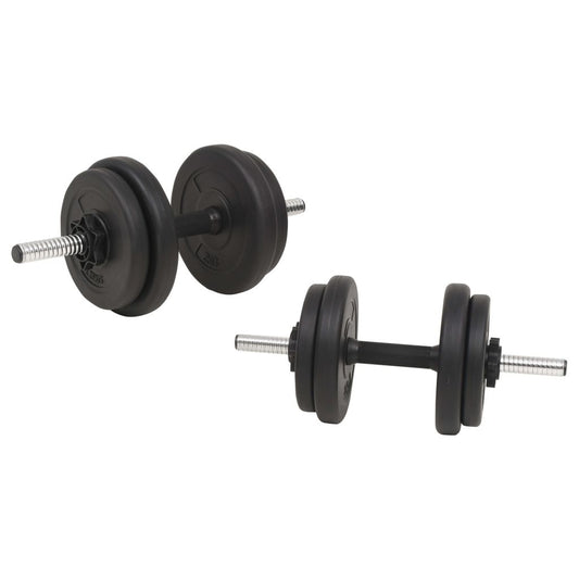Barbell & Dumbbell Set 132.3lb | Home Gym | FitCore Essentials