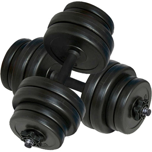 vidaXL Dumbbells 2x33.1lb | Home Gym Weights | FitCore Essentials